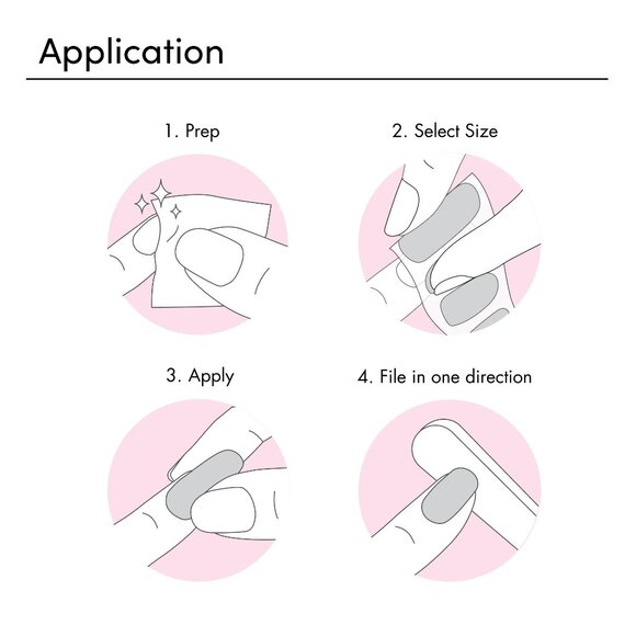 Dashing Diva Gloss, Gel Nail Polish Strips, Love on the Brain, Includes 32 strip - Picture 4 of 5